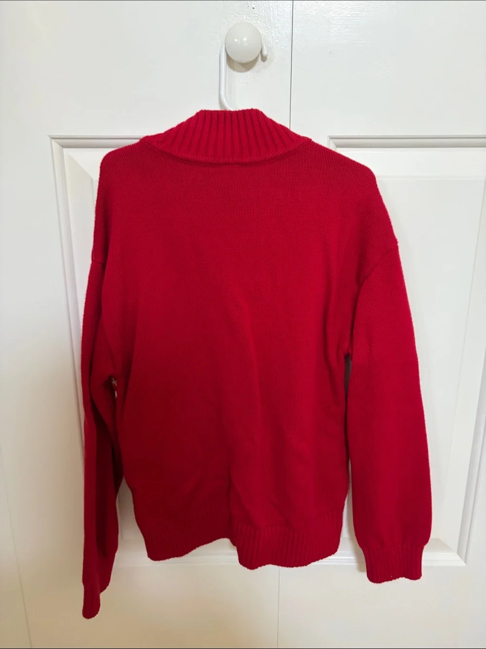 carter's Red Boys Half-Zip Fair Isle Sweater - Size 8